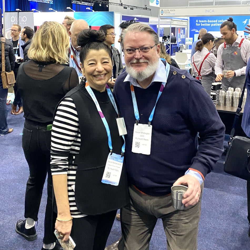 Digital Health Festival 2023 Steven Whitington My Health Match and MHS Affiliate with Soula Mantalvanos (Founder MHS) Digital Health Festival 2023 Steven Whitington My Health Match and MHS Affiliate with Soula Mantalvanos (Founder MHS)