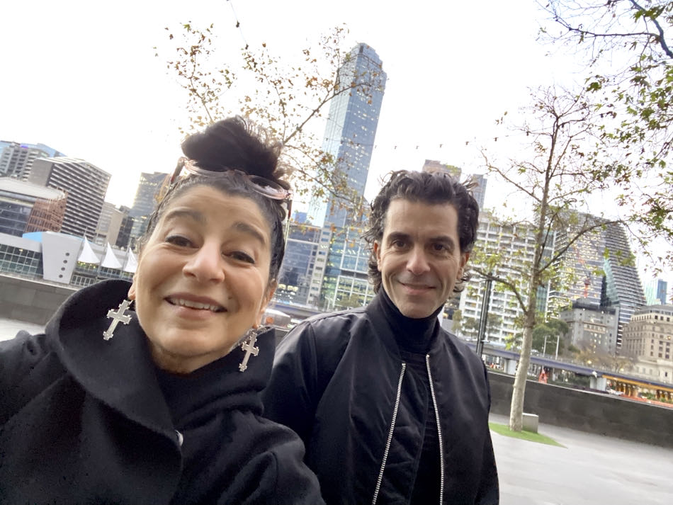 Soula (MHS Founder) & Theo (MHS Director) in Melbourne Soula (MHS Founder) & Theo (MHS Director) in Melbourne